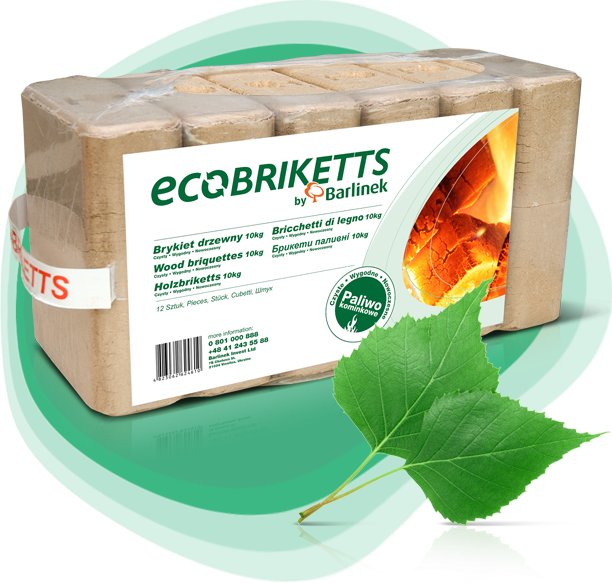 Barlinek Holzbriketts 10/960 kg 96 Pakete a 10 kg