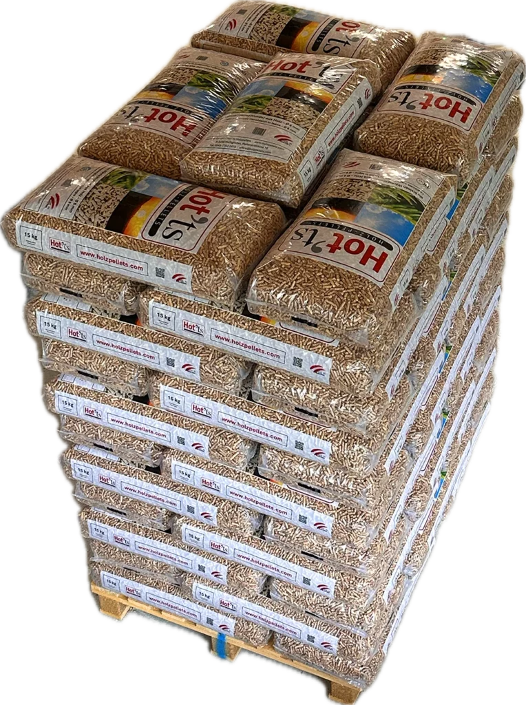 HOT'S HOLZPELLETS: 66 Säcke à 15 kg